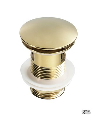 Донный клапан Deco Gold золото с переливом 5225 фото