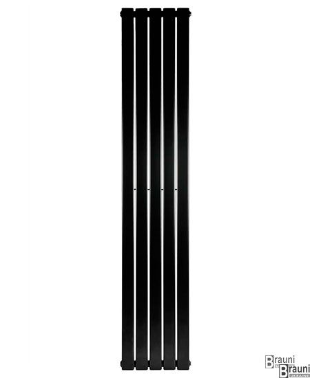 Вертикальный дизайнерский радиатор отопления TM ARTTIDESIGN Livorno 5/1600 черный 6171 фото