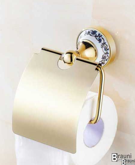 Тримач туалетного паперу Deco Gold 1856 фото