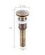Донный клапан длинный Deco с переливом бронза 1785 фото 2