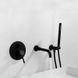 Смеситель для ванны встроенный Nice 3453 черный 2924 фото 2