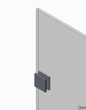 Бічна стінка для кабіни Koer SR SW04-90x200-TR-01 прозоре скло Easy Clean 10мм, хром (KR5390) KR5390 фото