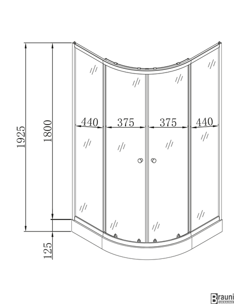Душевая кабина с низким поддоном Mixxus PLAIN SCT02-100x100x195-FB SATIN матовое стекло 4мм (MI6897 MI6897 фото