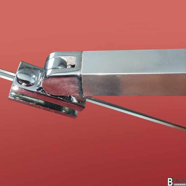 Бічна стінка для кабіни Koer SR SW04-90x200-TR-01 прозоре скло Easy Clean 10мм, хром (KR5390) KR5390 фото