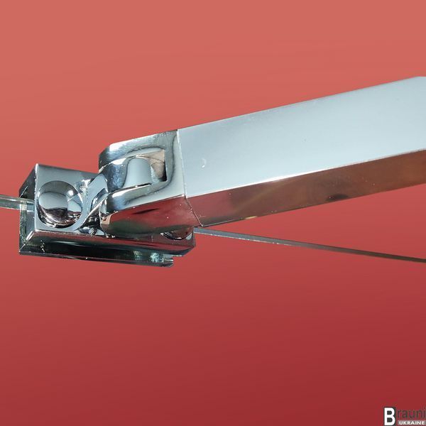 Бічна стінка для кабіни Koer SR SW04-90x200-TR-01 прозоре скло Easy Clean 10мм, хром (KR5390) KR5390 фото