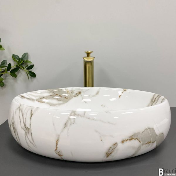 Умывальник (раковина) VBI VENETO AIAX GLOSSY накладной VBI-012809 фото