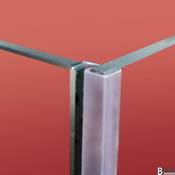 Бічна стінка для кабіни Koer SR SW04-90x200-TR-01 прозоре скло Easy Clean 10мм, хром (KR5390) KR5390 фото