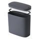 Ведро для мусора сенсорное овальное Flat-TC0109 Graphite 9 л, графит MI7075 фото 24