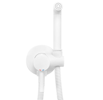 Набор гигиенического душа REA LOOP WHITE MATT белый матовый REA-B0255 фото
