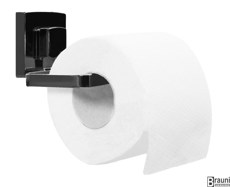 Тримач для туалетного паперу REA 381698 BLACK чорний HOM-00554 фото