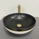 Умивальник (раковина) VBI ORMELA BLACK WHITE MATT накладний VBI-016900 фото 2