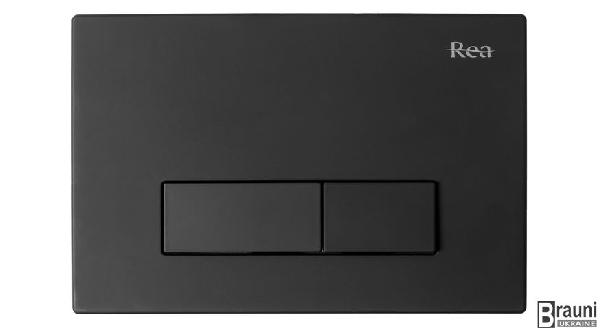 Інсталяція REA із чорною кнопкою H BLACK REA-E3650 фото