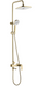 Душова колона REA STORM BRUSHED GOLD з виливом REA-P9536 фото 3
