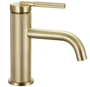 Змішувач для раковини (умивальника) REA ARGON BRUSHED GOLD низький REA-B7801 фото