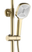 Душова колона REA STORM BRUSHED GOLD з виливом REA-P9536 фото 4