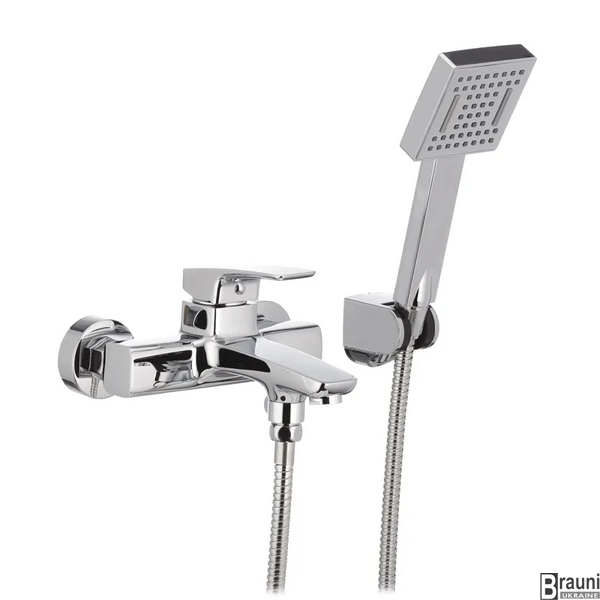 Смеситель для ванны Mixxus Premium Patrick Chr-009 хром с душевым набором MI1659 фото