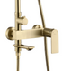Душова колона REA STORM BRUSHED GOLD з виливом REA-P9536 фото 2