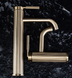 Змішувач для раковини (умивальника) REA ARGON BRUSHED GOLD низький REA-B7801 фото 4