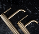Змішувач для раковини (умивальника) REA ARGON BRUSHED GOLD низький REA-B7801 фото 3