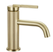 Змішувач для раковини (умивальника) REA ARGON BRUSHED GOLD низький REA-B7801 фото 6