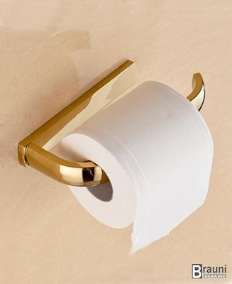 Держатель туалетной бумаги Line 605G золото 2420 фото