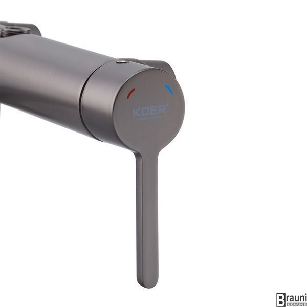 Душова колона із змішувачем для ванни KB-56029-07 графіт KR5497 фото