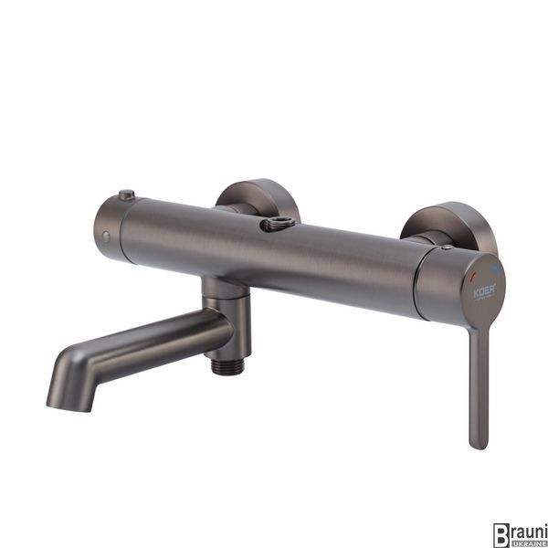 Душова колона із змішувачем для ванни KB-56029-07 графіт KR5497 фото