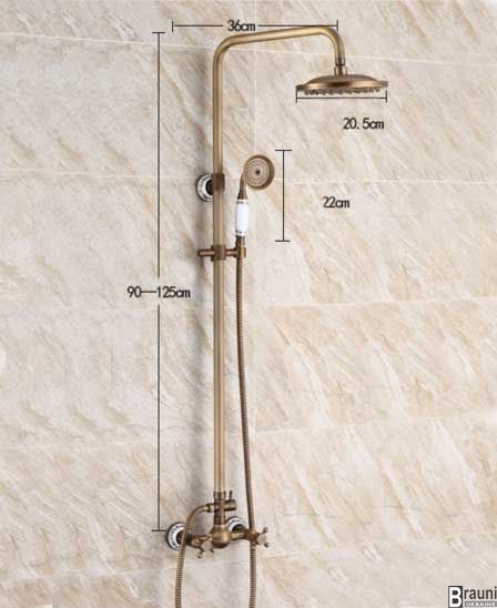 Душова система (душова колона) Deco C2 бронза 1636 фото