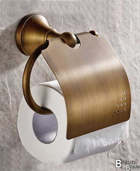 Тримач туалетного паперу Michel 705 бронза 2135 фото