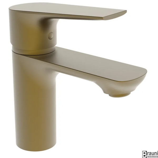 Змішувач для умивальника Haiba Milano 001 BRUSHED GOLD (HB9619) HB9619 фото