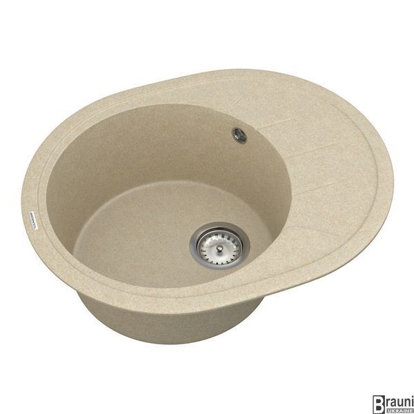 Кухонна мийка 60х49 VANKOR Sity SMO 02.61 Beige бежева SMO 02.61 Beige фото