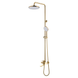 Душевая колонна со смесителем Wilson 009-J Brushed Gold матовое золото MI7124 фото 3