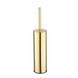 Ёршик для унитаза напольный VBI ROUND M GOLD VBI-040420GL фото 1