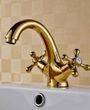 Смеситель для умывальника 6104 Deco Gold