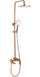 Душова колона REA AVALON BRUSHED COPPER з виливом REA-P2418 фото 2