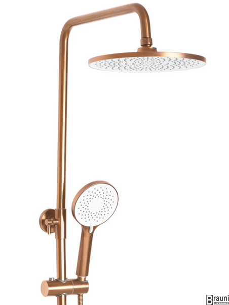 Душова колона REA AVALON BRUSHED COPPER з виливом REA-P2418 фото
