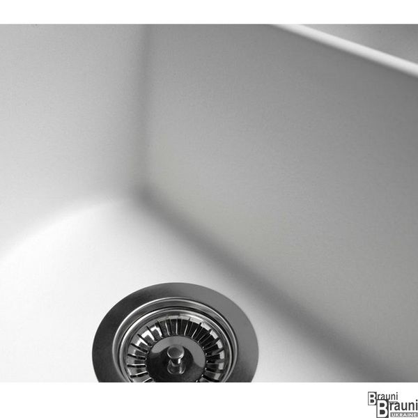 Кухонна мийка Valencia KM913005 біла, 45 см 0000057 фото