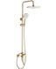Душова колона REA ARGUS BRUSHED GOLD золотий матовий з виливом REA-P7841 фото 2