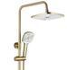 Душова колона REA ARGUS BRUSHED GOLD золотий матовий з виливом REA-P7841 фото 5