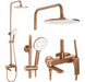 Душова колона REA AVALON BRUSHED COPPER з виливом REA-P2418 фото 1