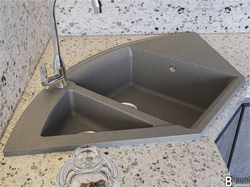 Кухонна мийка EUROPE сіра 0000014 фото