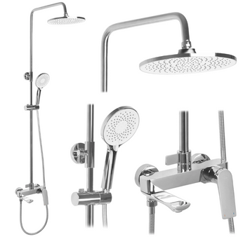 Душевая колона REA AVALON CHROME с изливом REA-P8699 фото