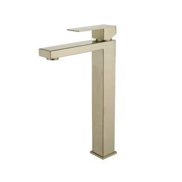 Змішувач для раковини GD-3043BG BRUSHED GOLD високий, матове золото IR3042 фото