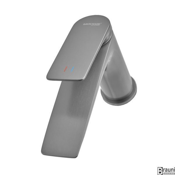 Смеситель для умывальника Mixxus Premium DERBY 001 (NUT) GRAPHITE (MI6607) MI6607 фото
