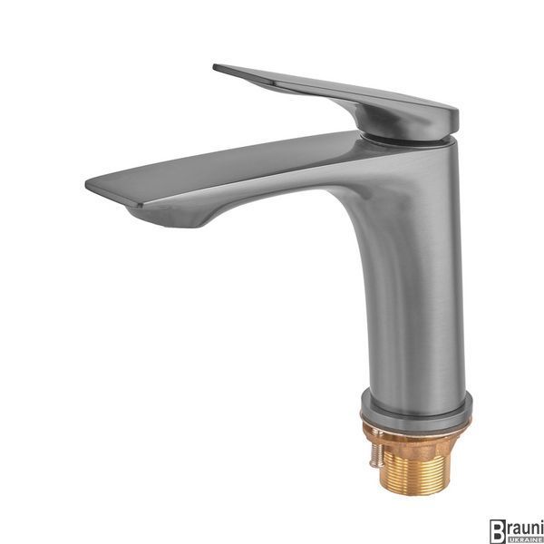 Смеситель для умывальника Mixxus Premium DERBY 001 (NUT) GRAPHITE (MI6607) MI6607 фото