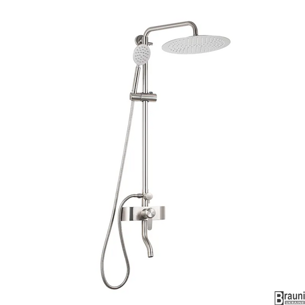 Душевая колонна со смесителем Mixxus FAN-009-J из нерж. стали SUS304 (MI6110) MI6110 фото