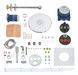 Душова система прихованого монтажу з термостатом Grohe Grohtherm SmartControl (34705000) 34705000 фото 5