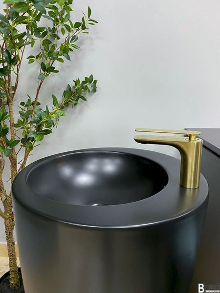 Умывальник (раковина) VBI AGROPOLI BLACK MATT напольный VBI-019004 фото