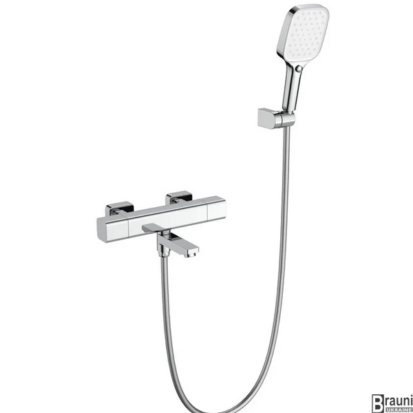 Смеситель для ванны Mixxus Premium VIRGO 009 (EURO) термостатический, с коротким изливом (MI6644) MI6644 фото