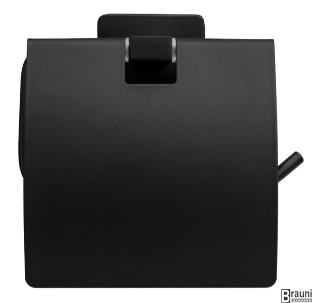 Тримач для туалетного паперу REA OSTE 05 BLACK чорний REA-80045 фото